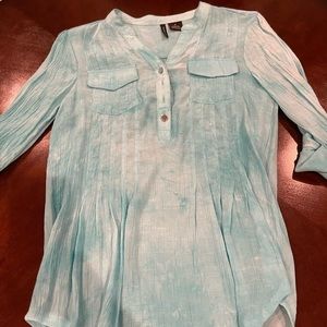 Tie Dye button down top/blouse, in great condition!